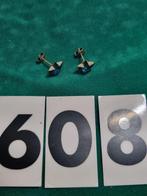 Oorbellen stellen met blauwe steen zilver no608, swarovski, Ophalen of Verzenden, 'T Olde Gre-j, Info@toldegrej.nl, Endepoelstraat 20f Didam