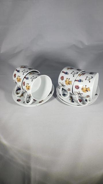 Vintage Kronester Bavaria koffiekopjesset – 6-delig – 'For E beschikbaar voor biedingen