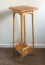 ZGAN Houten Bijzettafel Plantentafel Vierkant  Hoog 81cm, Ophalen of Verzenden