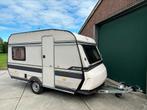 Hobby de Luxe 370, 3 a 4 persoons zeer netjes en vochtvrij, Caravans en Kamperen, Caravans, Standaardzit, Hobby, Bedrijf, Dwarsbed