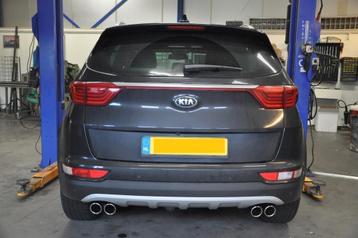 RVS duplex dubbele uitlaat einddemper voor onder elke auto beschikbaar voor biedingen