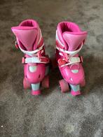Roze rolschaatsen - Maat verstelbaar 30 - 33, Ophalen of Verzenden, Verstelbaar, Gebruikt, Dames