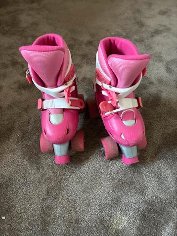 Roze rolschaatsen - Maat verstelbaar 30 - 33 beschikbaar voor biedingen