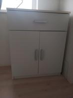 Wit opbergkastje, Ophalen, Met plank(en), Gebruikt, 50 tot 100 cm