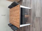 Eettafel met of zonder stoelen 130 x 100, Ophalen, Gebruikt, 100 tot 150 cm, 50 tot 100 cm