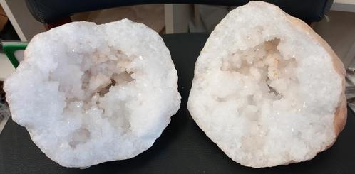 XL quartz geode bergkristal (3 van 5), Verzamelen, Mineralen en Fossielen, Mineraal, Ophalen of Verzenden