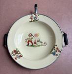 Vintage warmwaterbord / warmhoudbord, Huis en Inrichting, Keuken | Servies, Gebruikt, Keramiek, Ophalen of Verzenden, Bord(en)