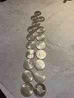Diverse zilveren gulden muntstukken, Postzegels en Munten, Munten | Nederland, Ophalen, Koningin Juliana, Setje, Zilver