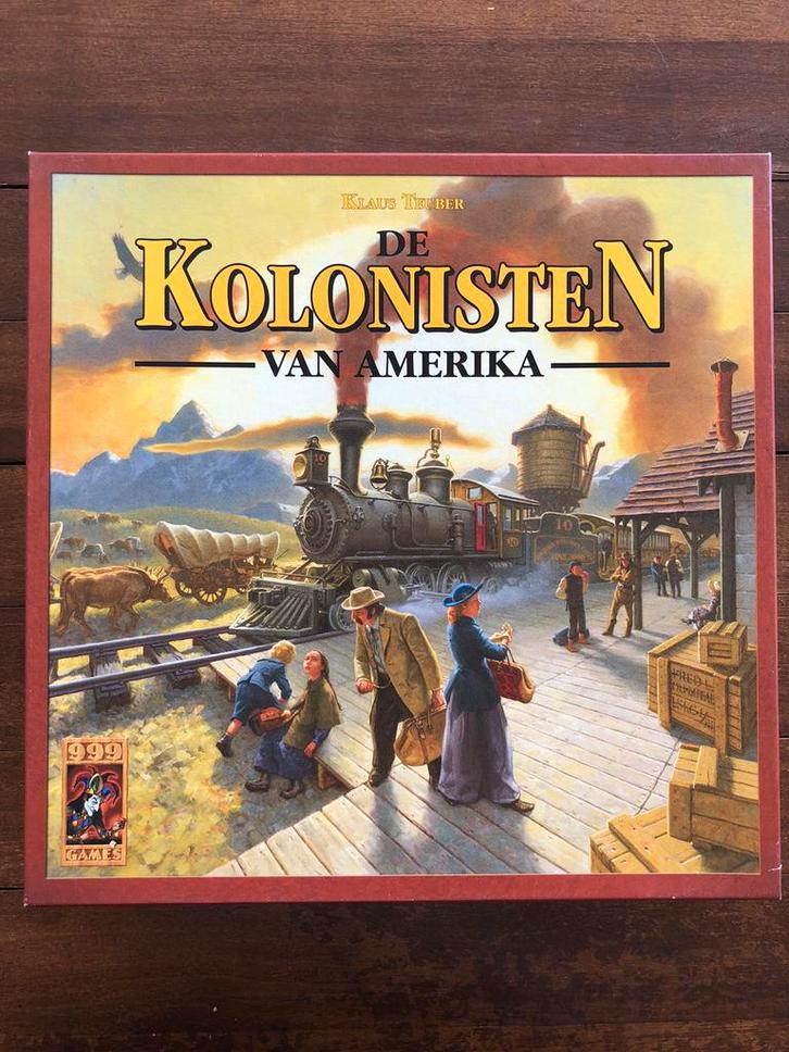 De Kolonisten van Amerika, Hobby en Vrije tijd, Gezelschapsspellen | Bordspellen, Zo goed als nieuw, Ophalen of Verzenden