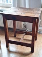 Antiek boeren Spaans  tafetje 44x54x60, Huis en Inrichting, Tafels | Sidetables, Ophalen, 25 tot 50 cm, Rechthoekig, 50 tot 100 cm