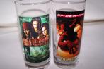 2 Filmclub glazen en Pirates Caribbean.Zgan., Glas of Glazen, Ophalen of Verzenden, Overige stijlen, Glas