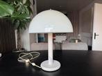 Vintage Space Age tafellamp – wit opaal, jaren ‘70 stijl, Huis en Inrichting, Lampen | Tafellampen, Ophalen of Verzenden, Zo goed als nieuw