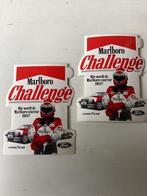 2 stickers Marlboro Challenge 1984, Verzenden, Zo goed als nieuw