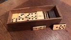 Victoriaanse dominoset van ebbenhout uit 19e eeuw, Ophalen of Verzenden