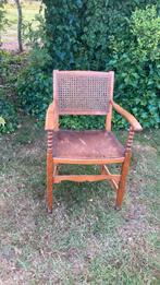 Oude antieke eikenhouten houten stoel, Ophalen, Zo goed als nieuw, Hout