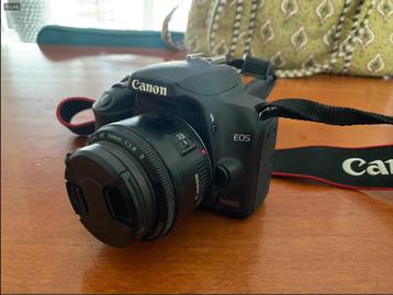 Canon spiegelreflex camera EOS 1000D compleet beschikbaar voor biedingen