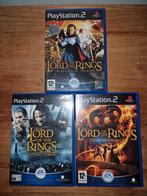 Lord of the Rings, 3 Playstation 2 games, Spelcomputers en Games, 1 speler, Ophalen of Verzenden, Gebruikt, Avontuur en Actie