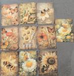 Scrapbook plaatjes vlinder/ zomer/ zonnebloem, Hobby en Vrije tijd, Kaarten | Zelf maken, Ophalen of Verzenden, Zo goed als nieuw