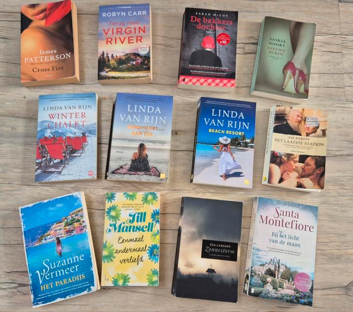 Boekenpakket Diverse Auteurs, Boeken, Romans, Gelezen, Ophalen of Verzenden