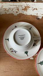 Wedgwood WINDSOR KERST soepkop met schotel, Ophalen of Verzenden, Zo goed als nieuw, Wedgwood, Kop(pen) en/of Schotel(s)