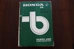 Honda PC50 PS50- M1 PCM PCL parts list, Fietsen en Brommers, Ophalen of Verzenden, Gebruikt