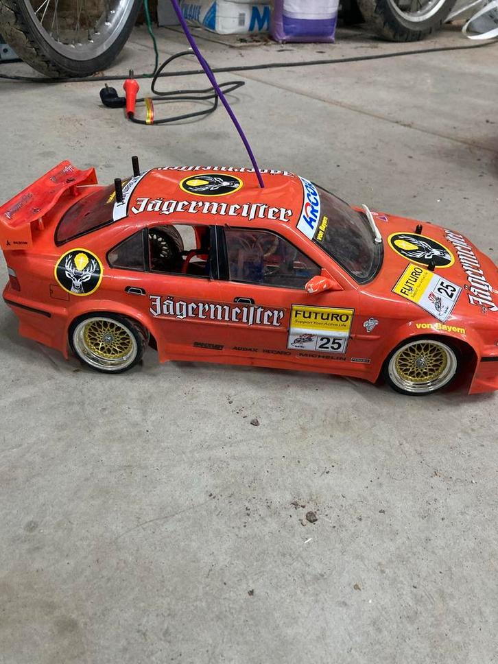 Tamiya tt-01 Jagermeister, Hobby en Vrije tijd, Modelbouw | Radiografisch | Auto's, Gebruikt, Auto onroad, Elektro, Schaal 1:10