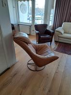 Leren Montis draaifauteuil, Ophalen, Zo goed als nieuw, Bruin, Eén