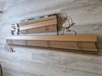 Houten Jaloezieën set, 139 en 64cm breed, 120cm hoog, Ophalen, Gebruikt, 100 tot 150 cm, Bruin