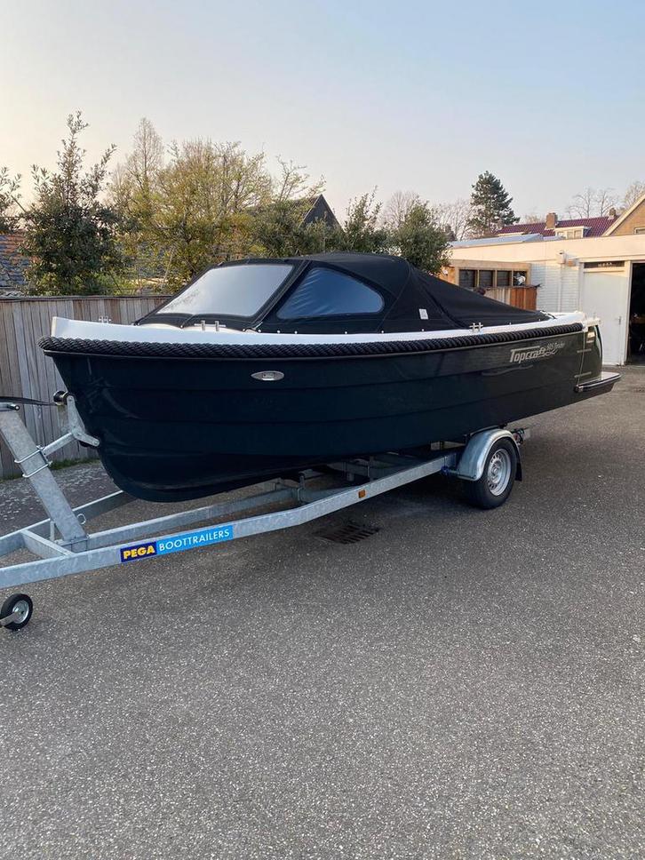 Topcraft 605 Tender sloep Garantie!, Watersport en Boten, Sloepen, Zo goed als nieuw, 10 tot 30 pk, 3 tot 6 meter, Buitenboordmotor