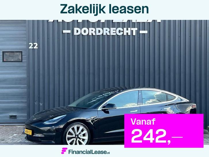 Tesla Model 3 Long Range AWD 75 kWh SOH 86.7%, Auto's, Tesla, Bedrijf, Lease, Financial lease, Model 3, ABS, Airbags, Airconditioning