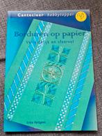 Borduren op papier verleidelijk en  sfeervol, Ophalen of Verzenden, Zo goed als nieuw