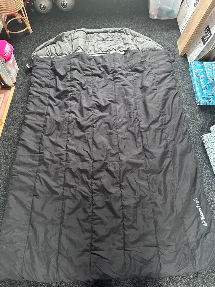 Eurotrail  Yucca Double 2 pers. Deken, Caravans en Kamperen, Slaapzakken, Zo goed als nieuw, Ophalen of Verzenden