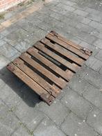 Pallettafel op industriële wielen, Huis en Inrichting, Tafels | Salontafels, Ophalen, Rechthoekig, 50 tot 100 cm, Minder dan 50 cm