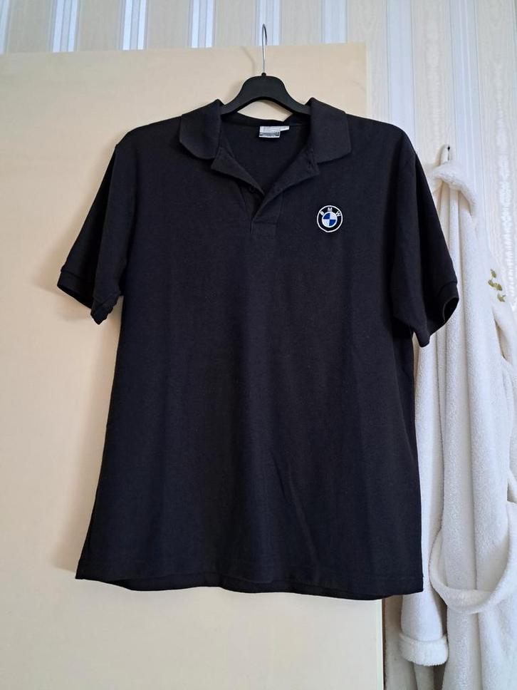 HEREN POLO BMW LOGO MAAT 52 54 IN NIEUWSTAAT KLEUR ZWART, Kleding | Heren, T-shirts, Zo goed als nieuw, Maat 52/54 (L), Zwart