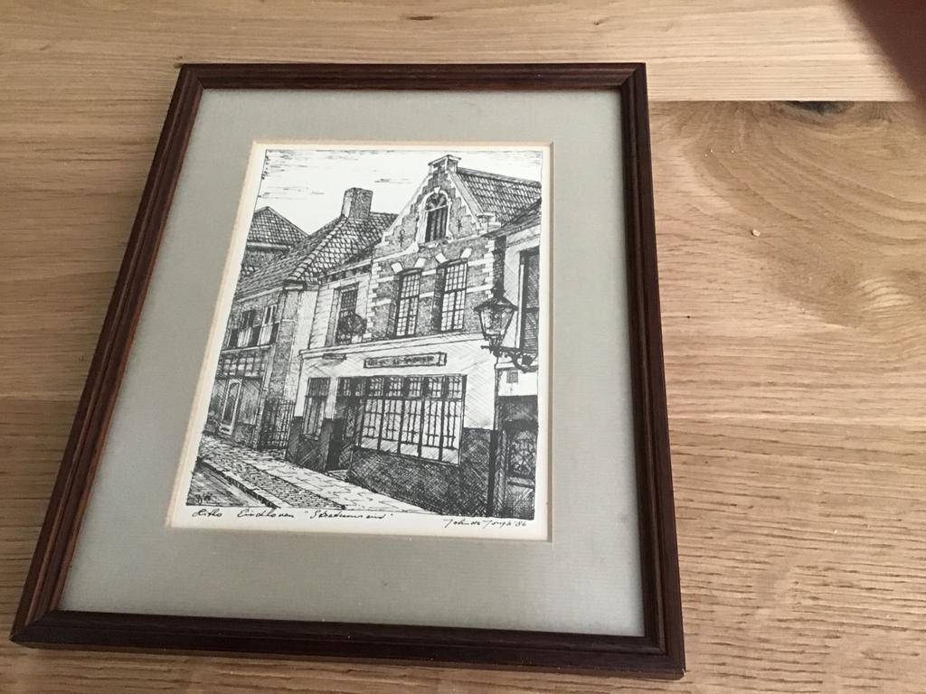 Litho Eindhoven Stratumseind - John de Jongh '86, Antiek en Kunst, Ophalen of Verzenden