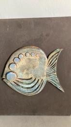 Keramiek blauw grijze vis op plank, Antiek en Kunst, Ophalen
