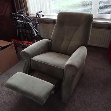 Groengrijze Relaxfauteuil - Verstelbaar beschikbaar voor biedingen