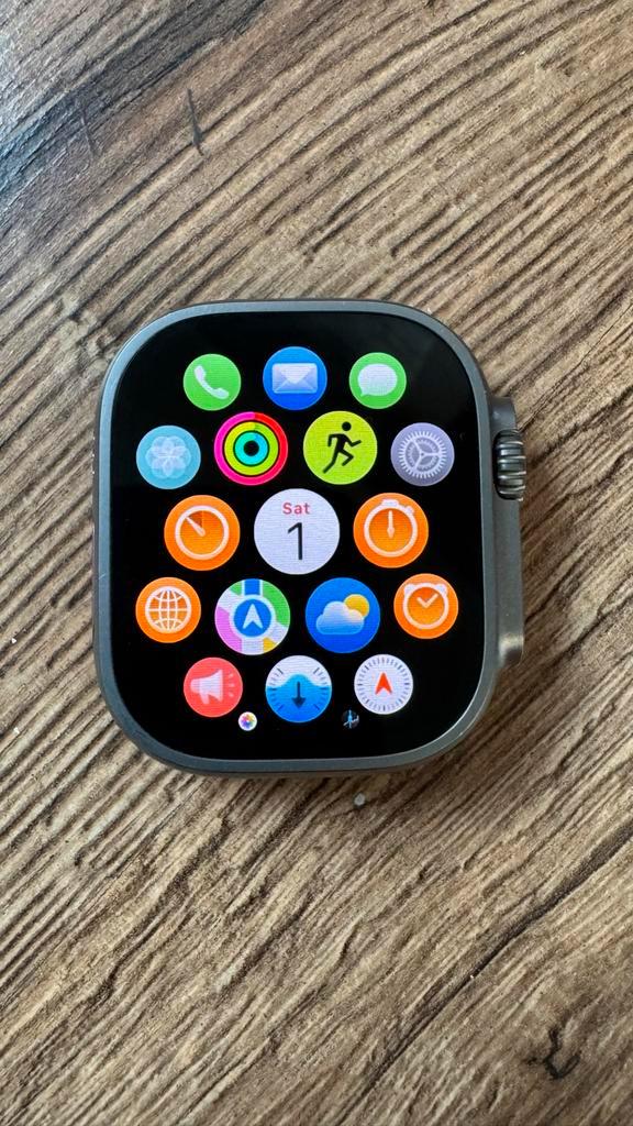 Apple Watch Ultra 2, Sieraden, Tassen en Uiterlijk, Smartwatches, Nieuw, iOS, Zilver, Afstand, Waterdicht, Ophalen of Verzenden