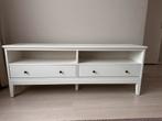 IKEA HEMNES TV-meubel – wit (2 lades), Ophalen of Verzenden, Zo goed als nieuw, 25 tot 50 cm, Minder dan 100 cm