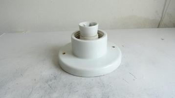 Plafondkap, antiek, porselein met fitting beschikbaar voor biedingen