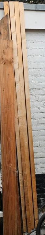 5x  6,5x4x240cm balken latten palen hout houten balk, Ophalen of Verzenden, Zo goed als nieuw, Hardhout, 250 cm of meer