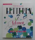 Letteren & tekenen met ecoline - Martine Boere, Hobby en Vrije tijd, Ophalen of Verzenden, Zo goed als nieuw, Album of Boek, Overige merken