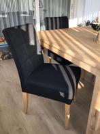 Drie leuke eetkamerstoelen, Ophalen of Verzenden, Zo goed als nieuw, Grijs, Drie
