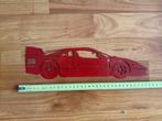 Metalen Ferrari F40 handgezaagd, Verzamelen, Ophalen of Verzenden, Zo goed als nieuw