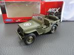 Welly Jeep Willys US Army Leger, Hobby en Vrije tijd, Modelauto's | Overige schalen, Ophalen of Verzenden, Nieuw, Auto
