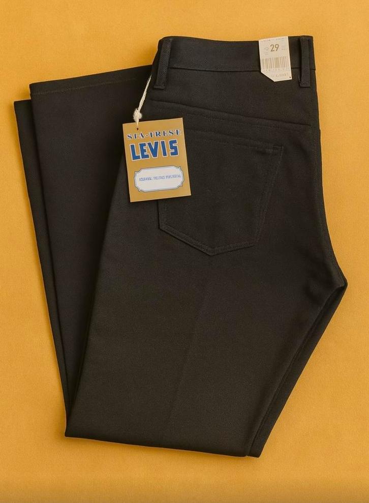 Vintage Levi's STA-PREST 524 Bell Bottoms W29 L32 Nieuw, Kleding | Dames, Broeken en Pantalons, Nieuw, Maat 36 (S), Zwart, Lang