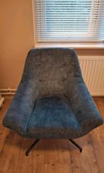 Draai Fauteuil Henders & Hazel blauw, Huis en Inrichting, Fauteuils, Ophalen, Zo goed als nieuw, Stof