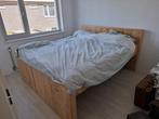 Steigerhout 2 persoons bed, Ophalen of Verzenden, Tweepersoons, Steigerhout, 200 cm