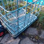 icb container met plastic pallet, Ophalen, Zo goed als nieuw, Kunststof