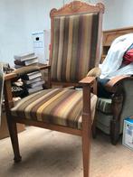 Vintage Stoel met Houten Frame, Ophalen, Gebruikt, Bruin, Eén